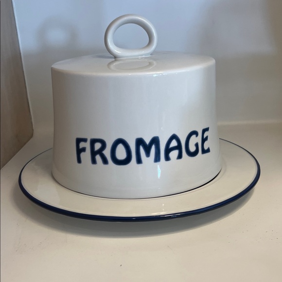 Williams Sonoma Other - Vintage Williams Sonoma Bistro Français "Fromage" Cheese Plate with Dome Lid.